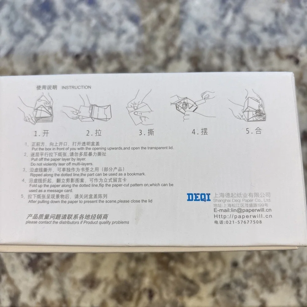 3D Memo Pad Art Fantasy Castle Notepad 3D Paper Card Craft Char...